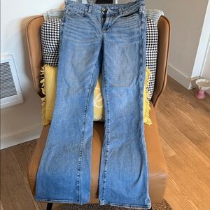 American Eagle Outfitters Light Blue Flare Jeans